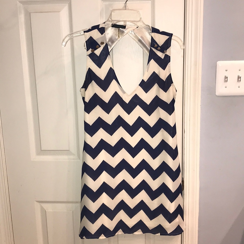 Sexy chevron going out dress